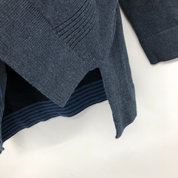 NWT Whitestuff Navy Cotton Rich Textured Crew Neck Olivia Jumper size ~ 10-12 - Picture 9 of 16